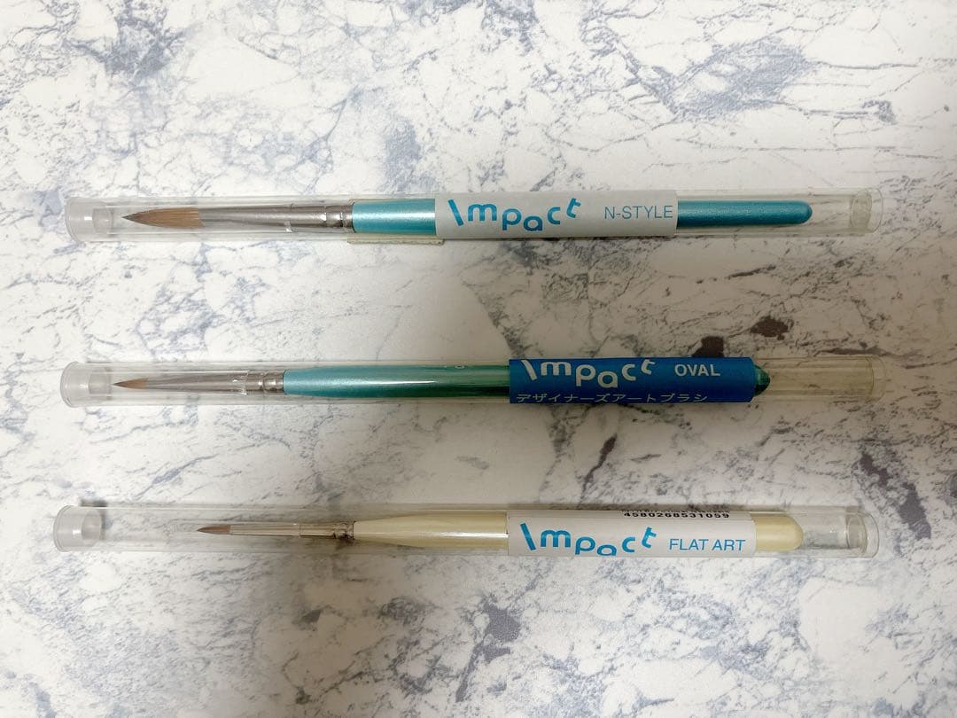 スカルプチュア オーバル コリンスキー ブラシImpact 3本セット 新品