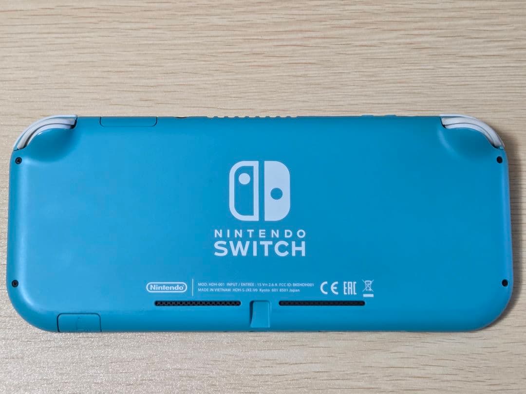 ​Switch Lite 本体 ターコイズ スティックボコボコ ケース付き