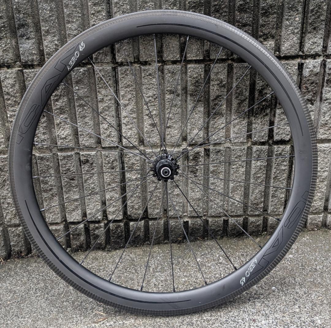 ぬ*ぬ様 ICAN AERO45 カーボンホイール 700Cクリンチャー