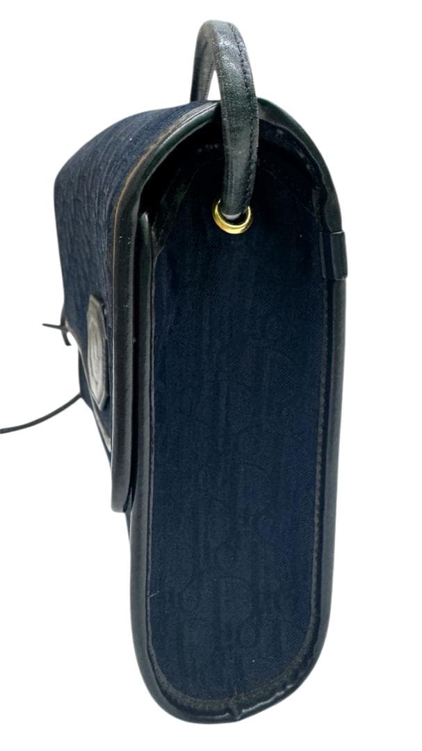 ★Dior トロッター ショルダーバッグ キャンバス　ネイビー