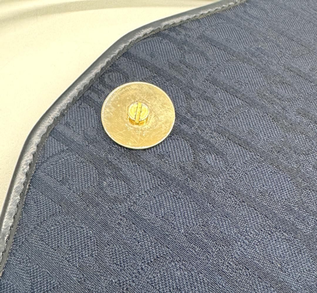 ★Dior トロッター ショルダーバッグ キャンバス　ネイビー