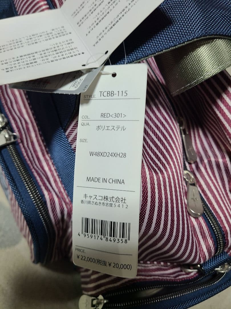 トランスコンチネンツ　メンズ　ゴルフ ボストンバッグ TCBB-115