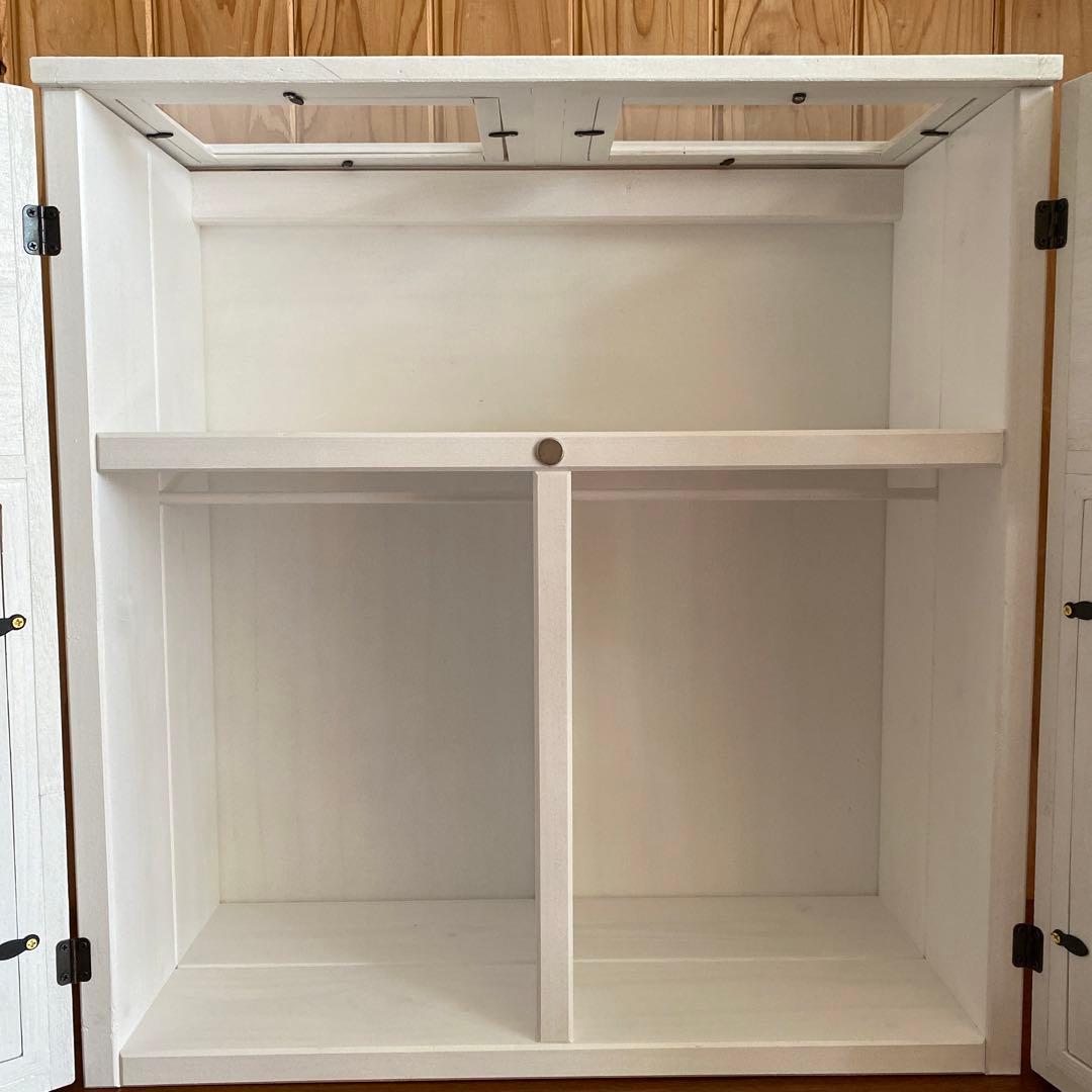 ぽんちゃん　木製人形用クローゼット　ぽぽちゃん　ハンドメイド