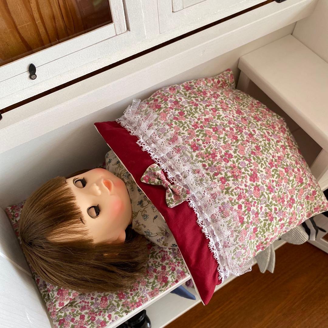 ぽんちゃん　木製人形用クローゼット　ぽぽちゃん　ハンドメイド