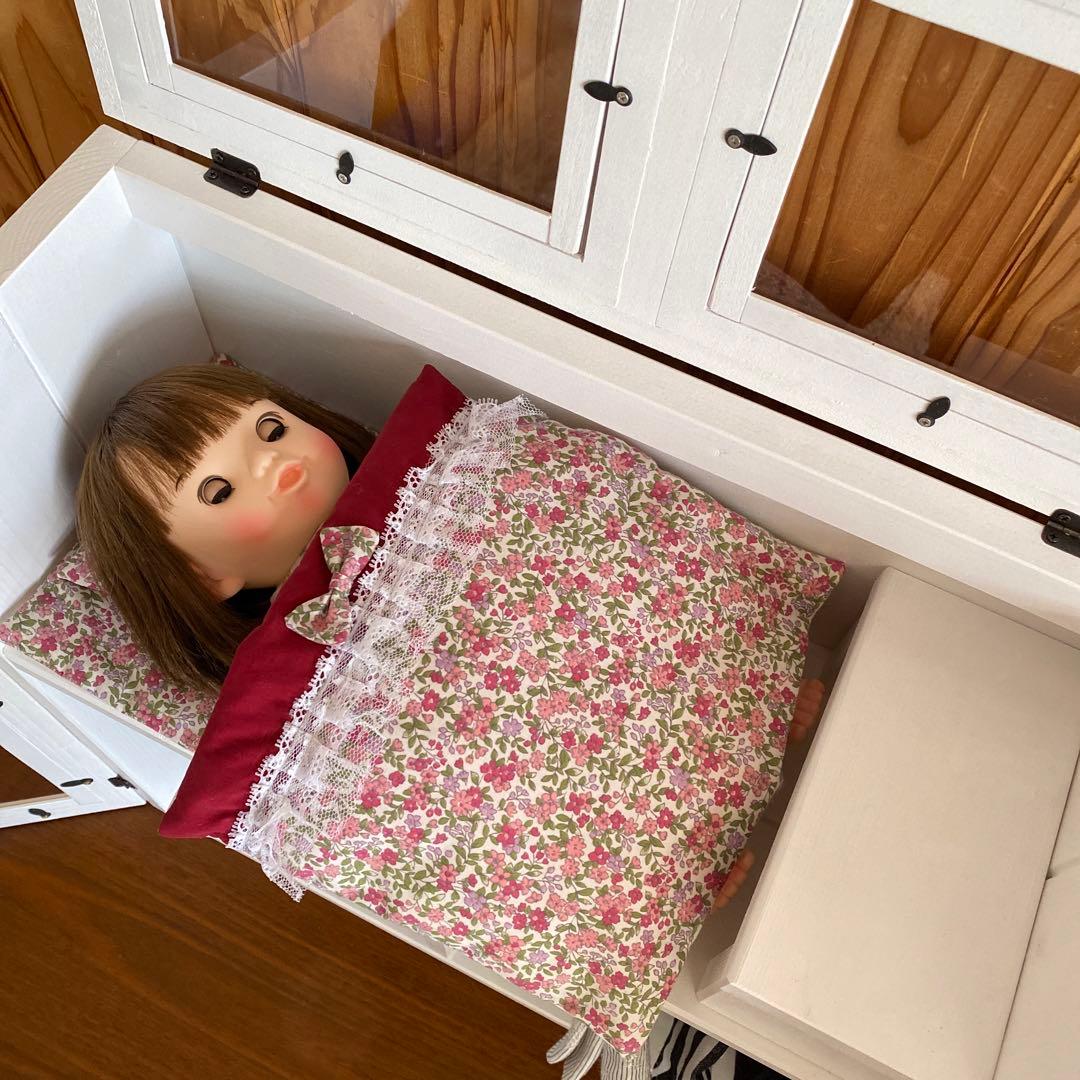 ぽんちゃん　木製人形用クローゼット　ぽぽちゃん　ハンドメイド