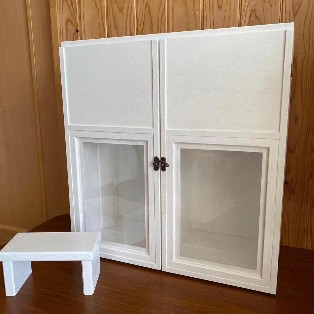 ぽんちゃん　木製人形用クローゼット　ぽぽちゃん　ハンドメイド