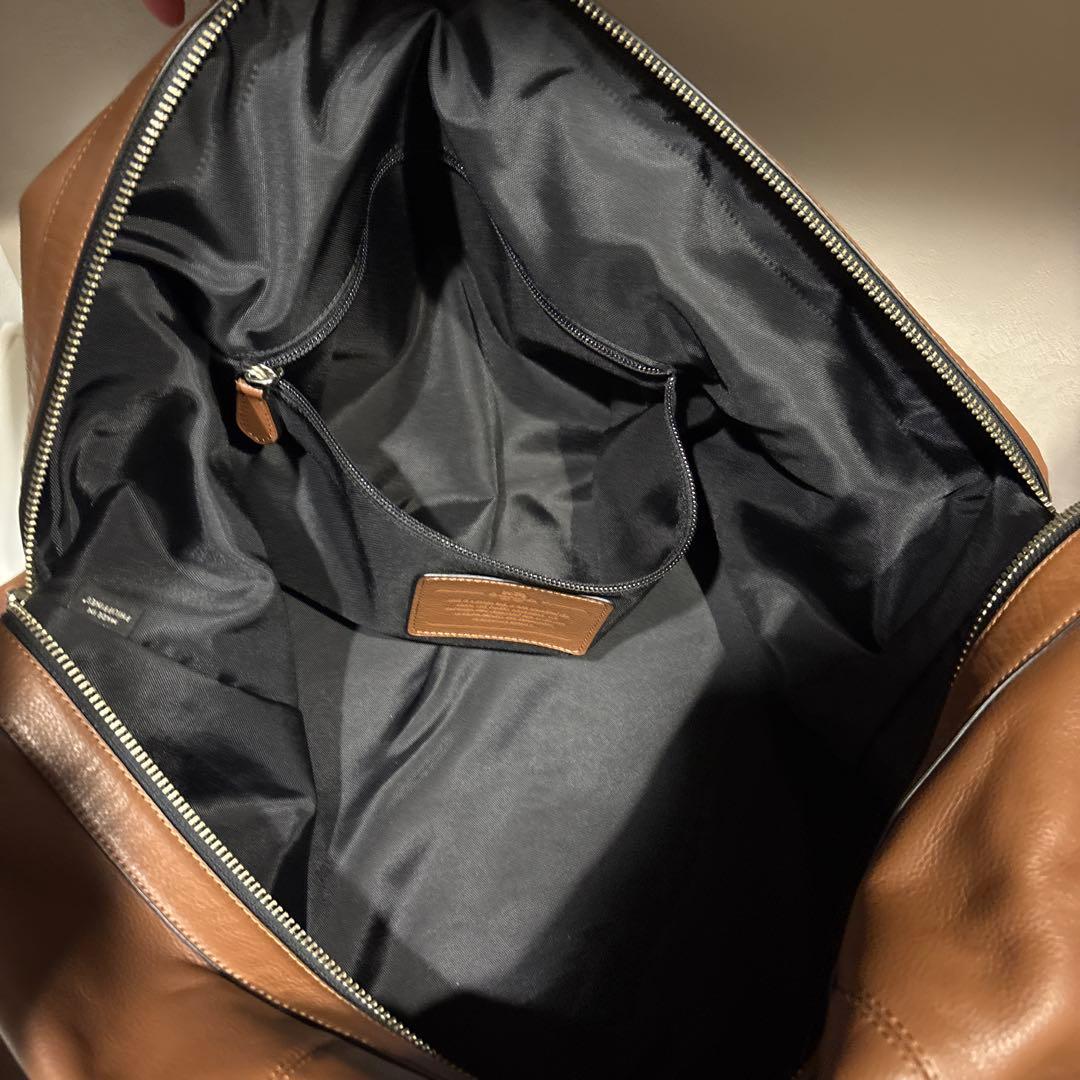 Coach ボストンバッグ　ショルダー肩紐付き 美品