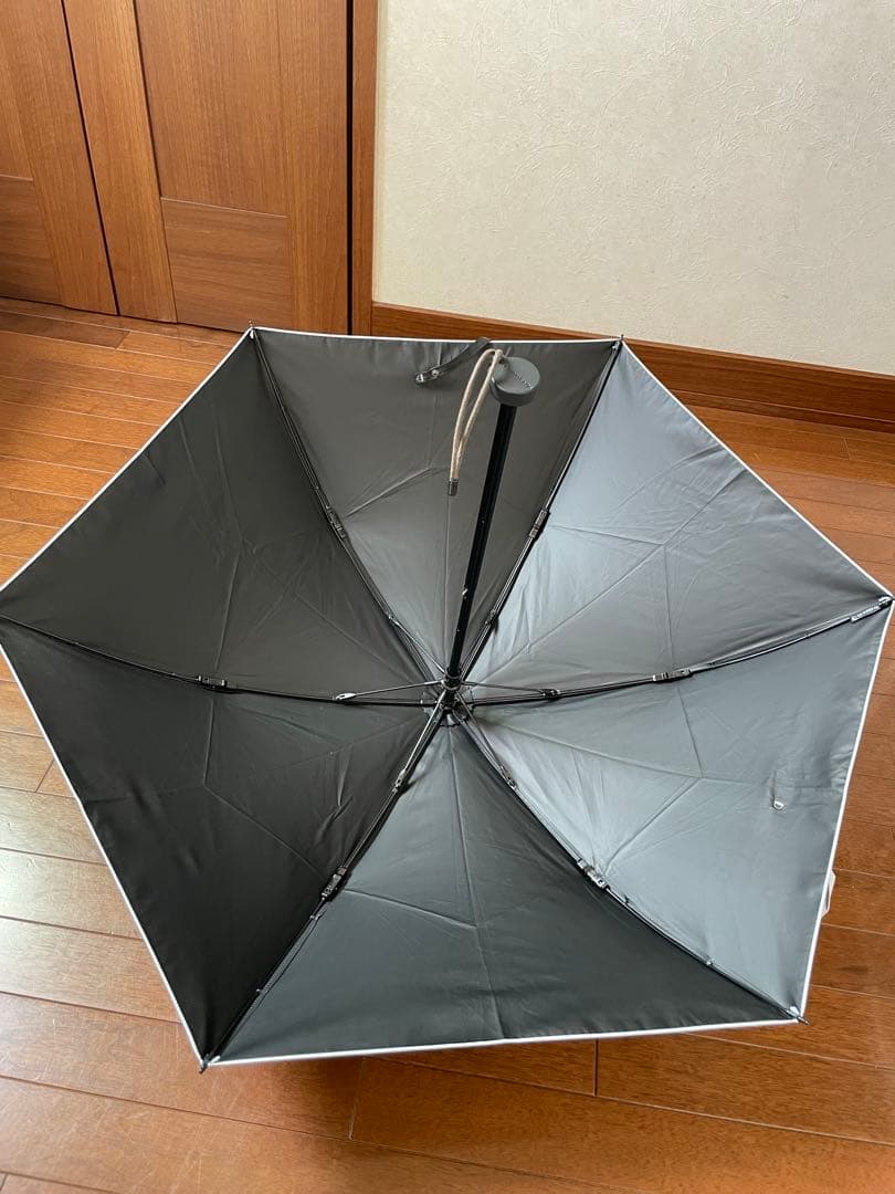 サンバリア100 日傘 2段折 コンパクト moku ブルー