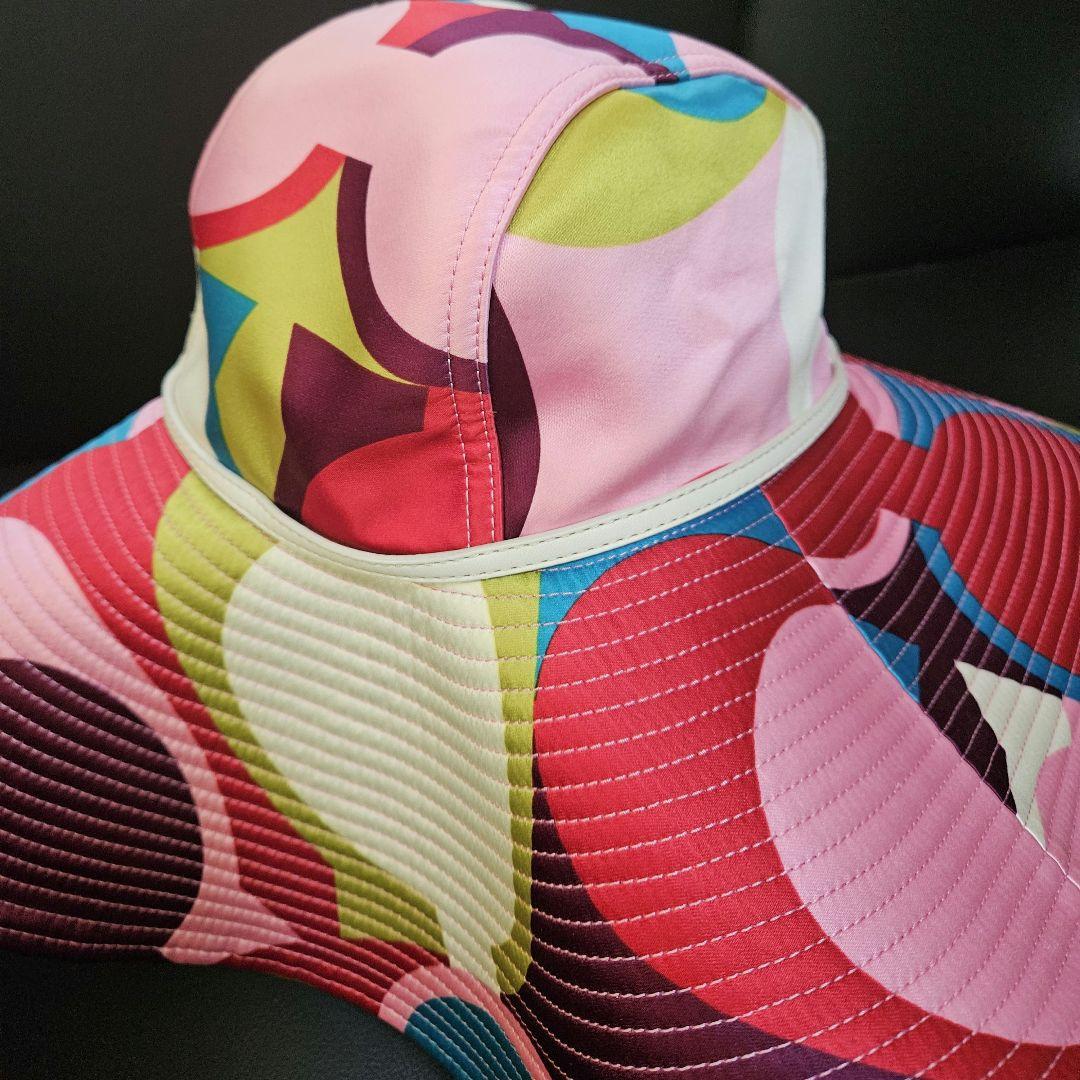 COACH【タグ付き未使用品】【廃盤品&希少】コーチ マルチカラー つば広ハット