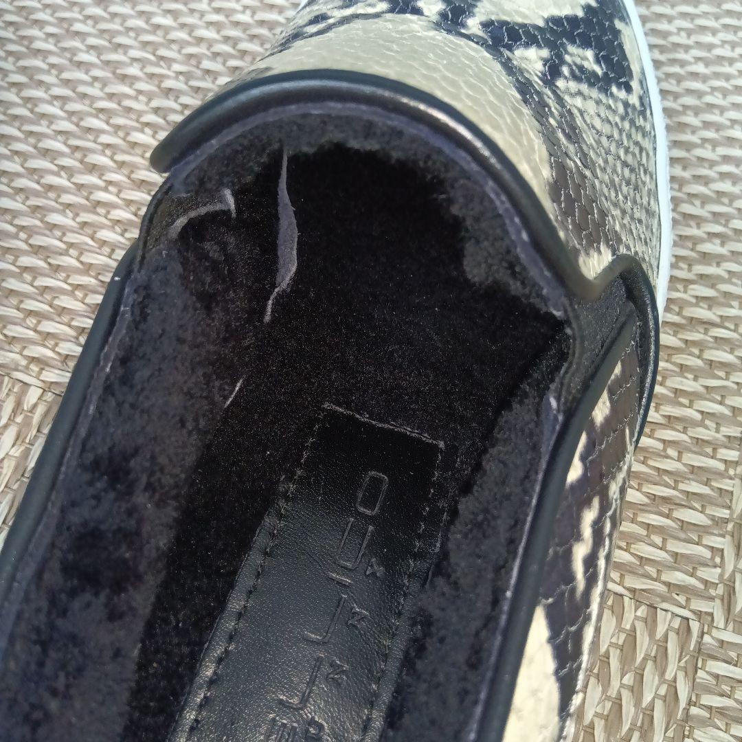 期間限定値下 ペリーコサニー　ボア 厚底 パイソン柄スニーカー 36