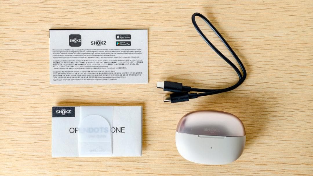 Shokz OpenDots ONE オープンイヤーイヤホン Dolby