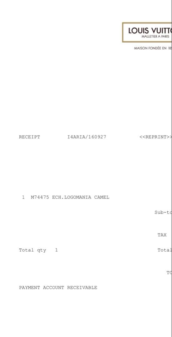 ルイ・ヴィトン　マフラー　キャメル