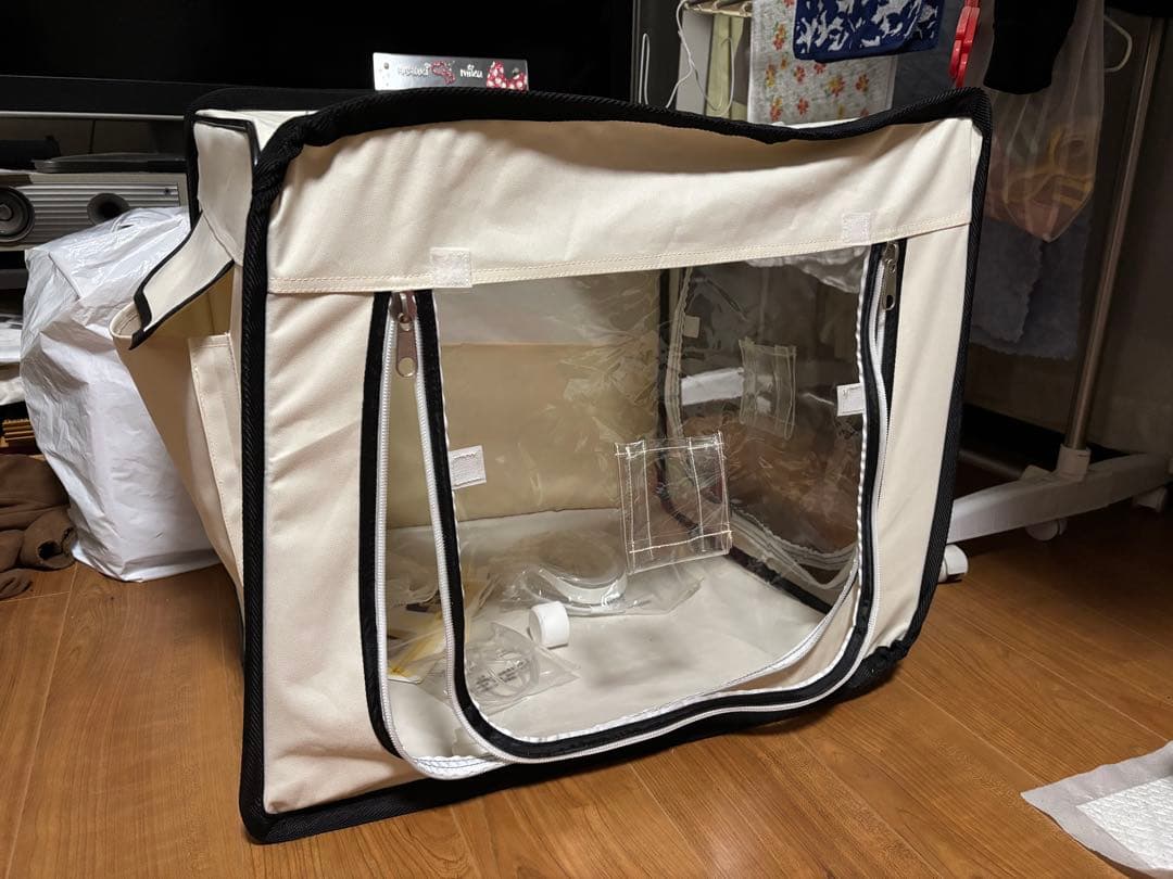 酸素濃縮器と酸素テントセット