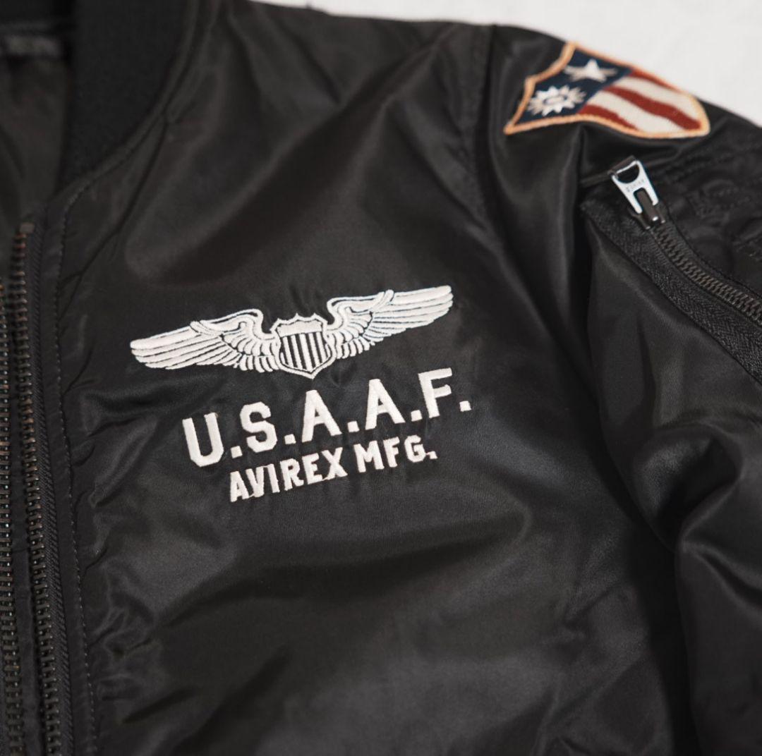 【極美品】 AVIREX MA-1 フライングタイガー リバーシブル