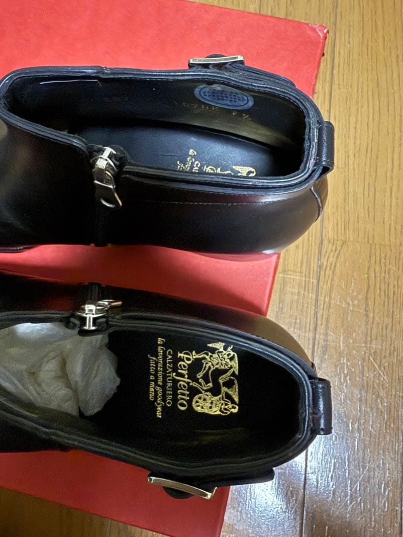 ペルフェット　ジップブーツ　7.5 日本製　ジョドファーブーツ