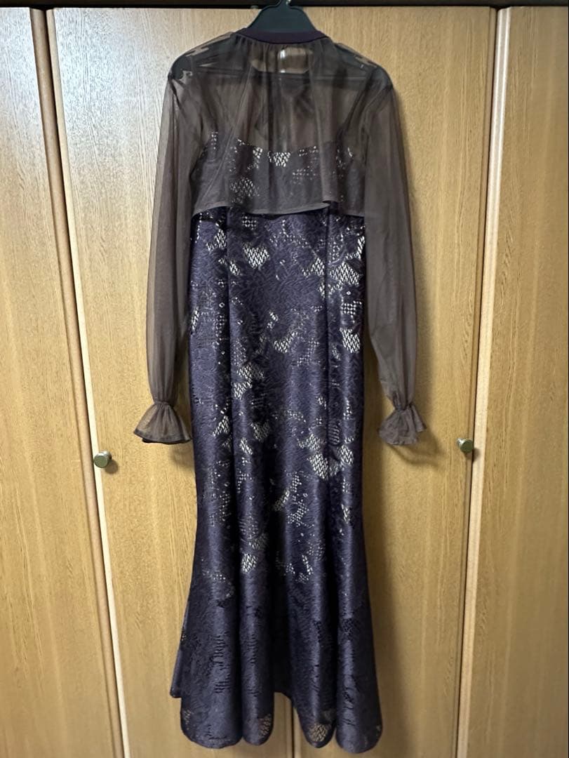 etoll エトル 3wayシフォンボレロ&レースキャミドレス 結婚式