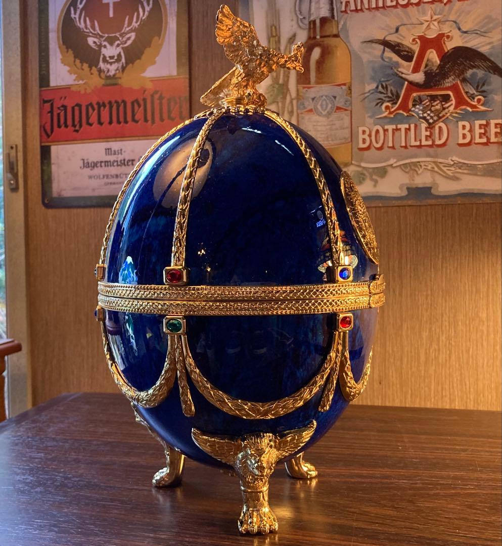 ラドガ インペリアルコレクション 青 ベネチアングラス デキャンタ 空瓶 空箱