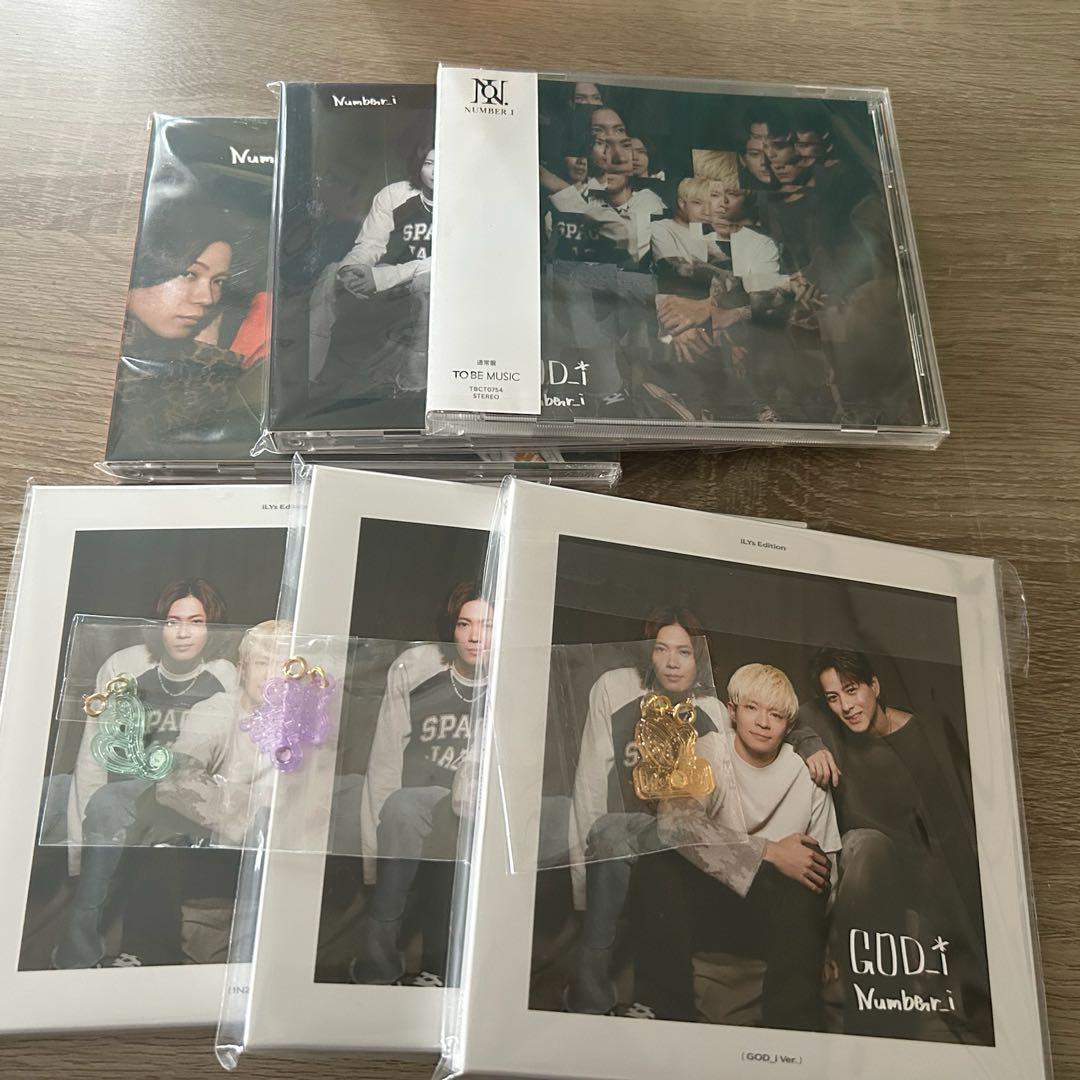 【新品未開封】 GOD_i 全形態6枚セット チャーム付