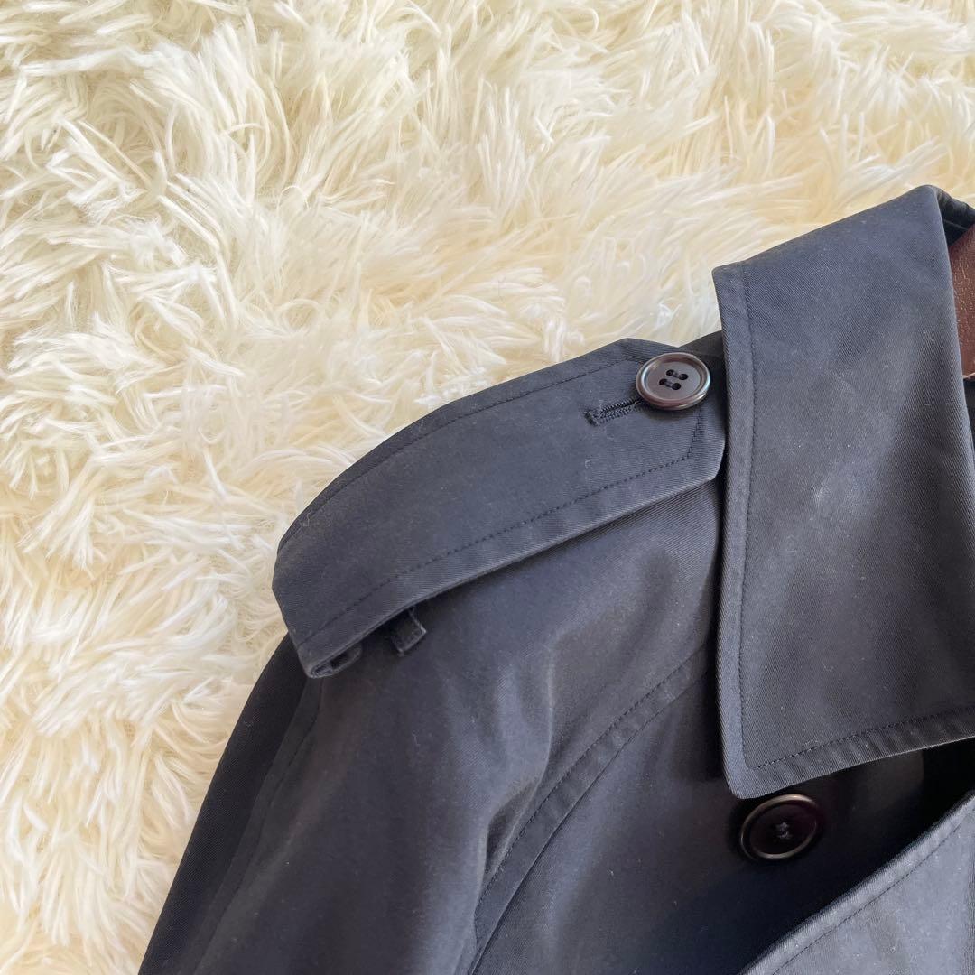 極美品　バーバリー　トレンチコート　ネイビー　ライナー　ノバチェック　ベルト