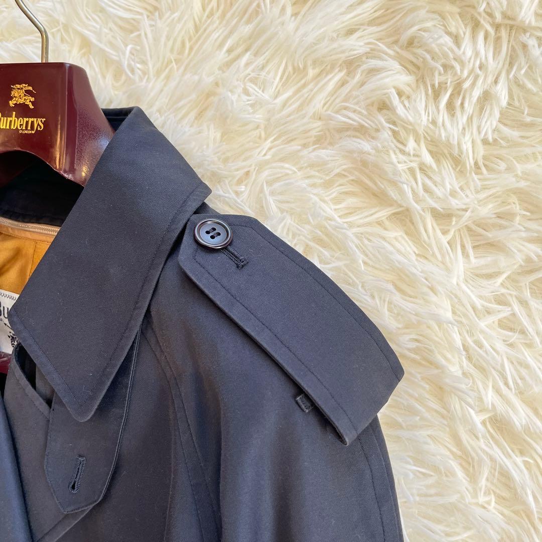 極美品　バーバリー　トレンチコート　ネイビー　ライナー　ノバチェック　ベルト
