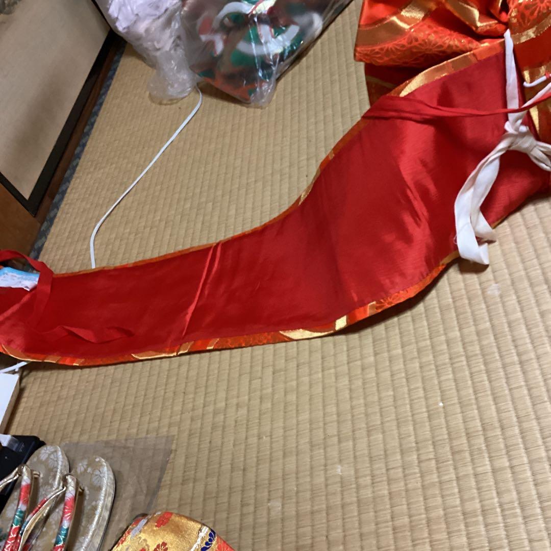 七五三　七歳フルセット　帯幅19センチ　草履21センチ