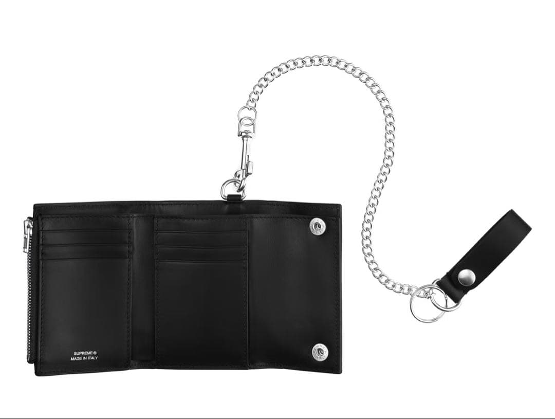小物 Supreme Leather Chain Wallet