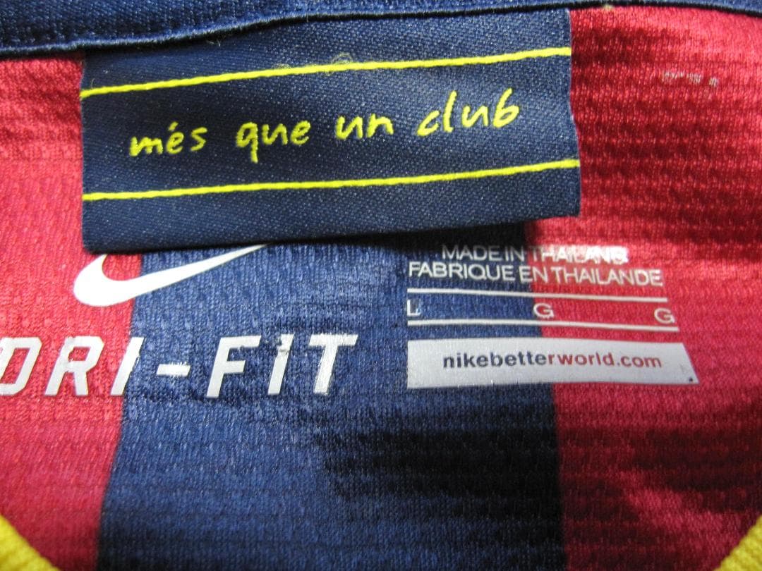 メッシ FCバルセロナ 10番 サッカーシャツ ユニフォーム