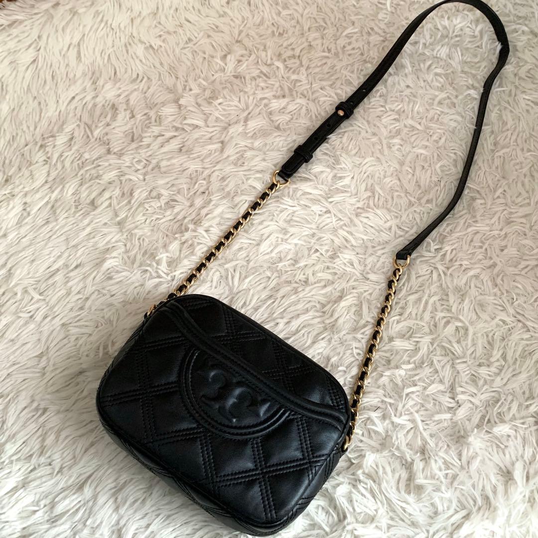 美品✨トリーバーチ ショルダーバッグ キルティング チェーン レザー ロゴ