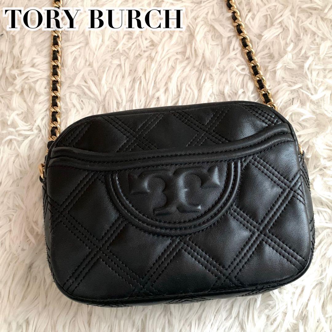 美品✨トリーバーチ ショルダーバッグ キルティング チェーン レザー ロゴ
