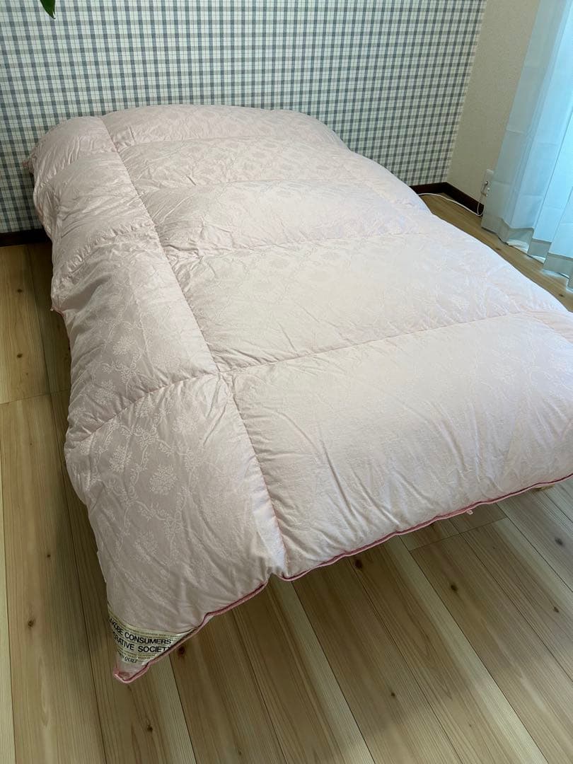 namiloha ◆光熱費対策◆極暖・羽毛掛布団(シングル)