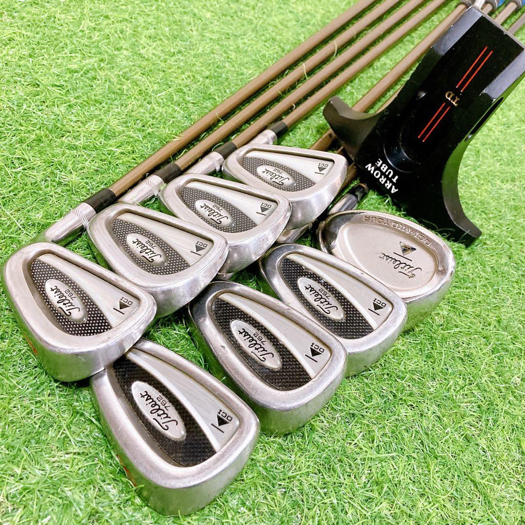 N2 タイトリスト　初心者オススメ　ゴルフクラブ　メンズセット　右利き　13本