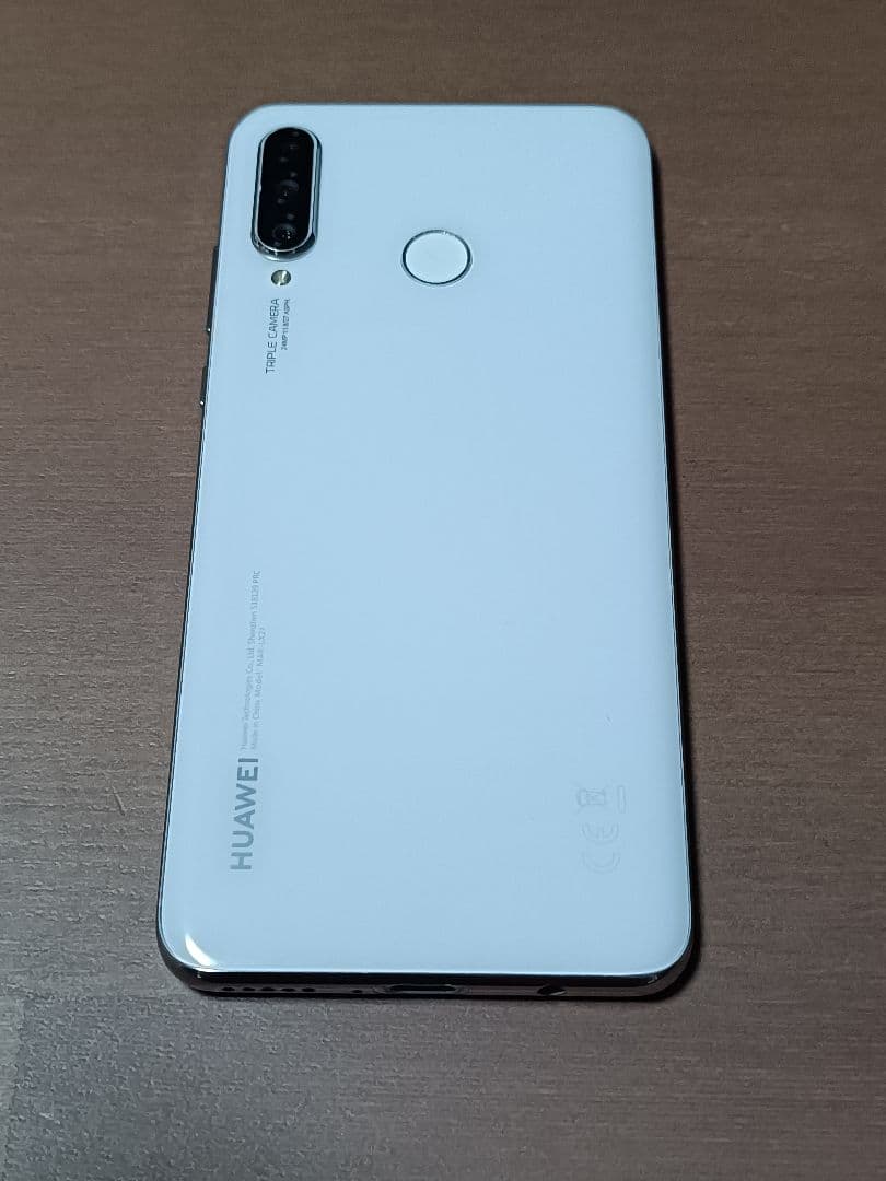 HUAWEI P30 lite本体 スマートフォン ホワイト SIMフリー 中古
