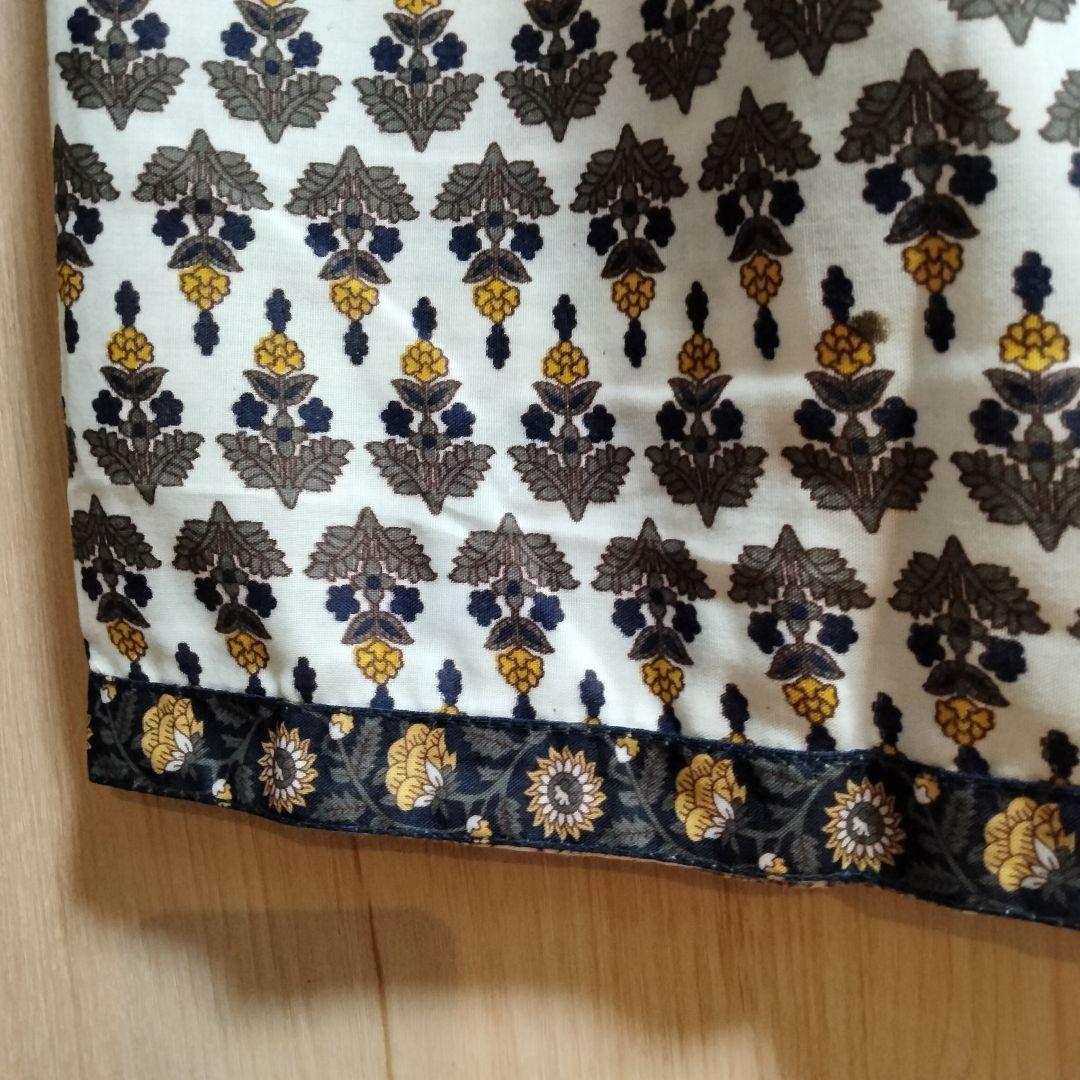 ◎専用◎インド民族衣装 アナルカリクルタセット ネイビー×総花柄【53A-45】