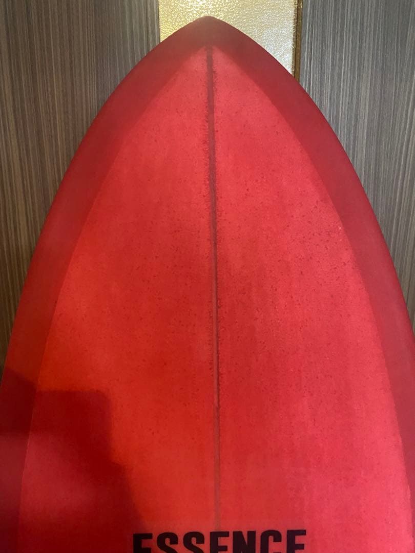 ESSENCEフィッシュ サーフボード ショート5'10 赤