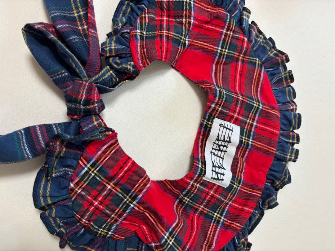 ゆ*。様 heihei ベレー帽＆つけ襟チェック柄✩.*˚y2k✮