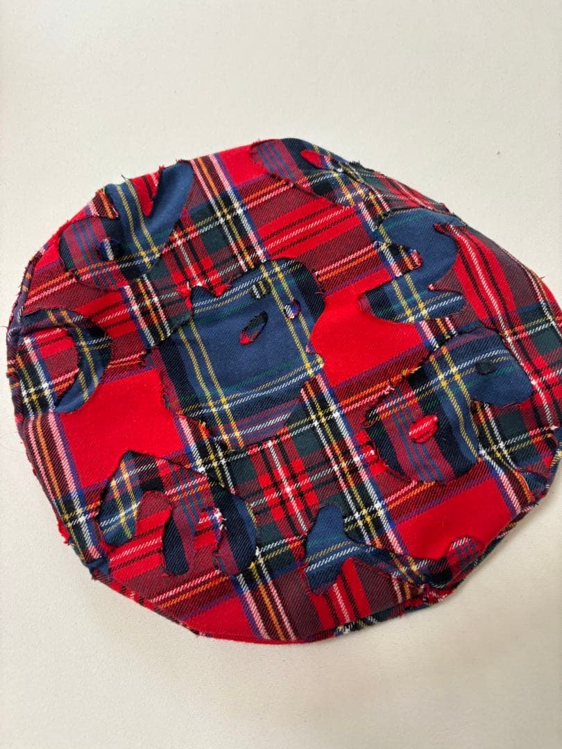 ゆ*。様 heihei ベレー帽＆つけ襟チェック柄✩.*˚y2k✮