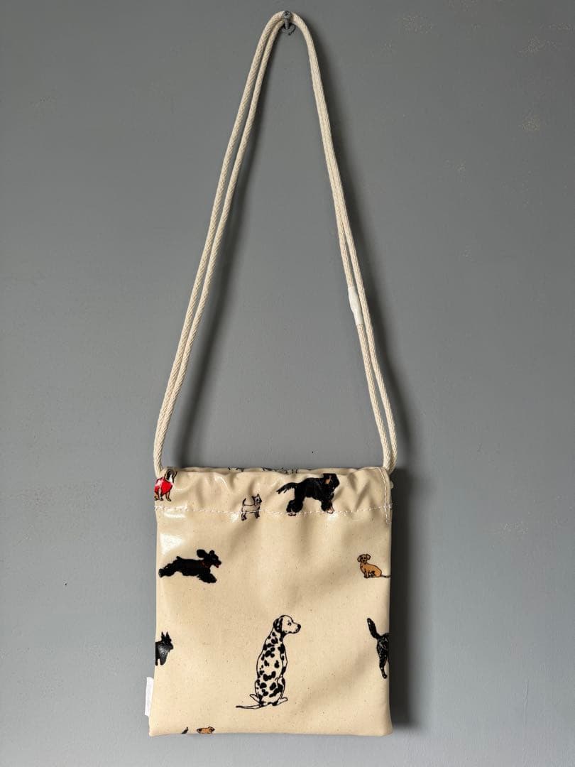 TEMBEA Dog柄 犬柄 巾着バッグ