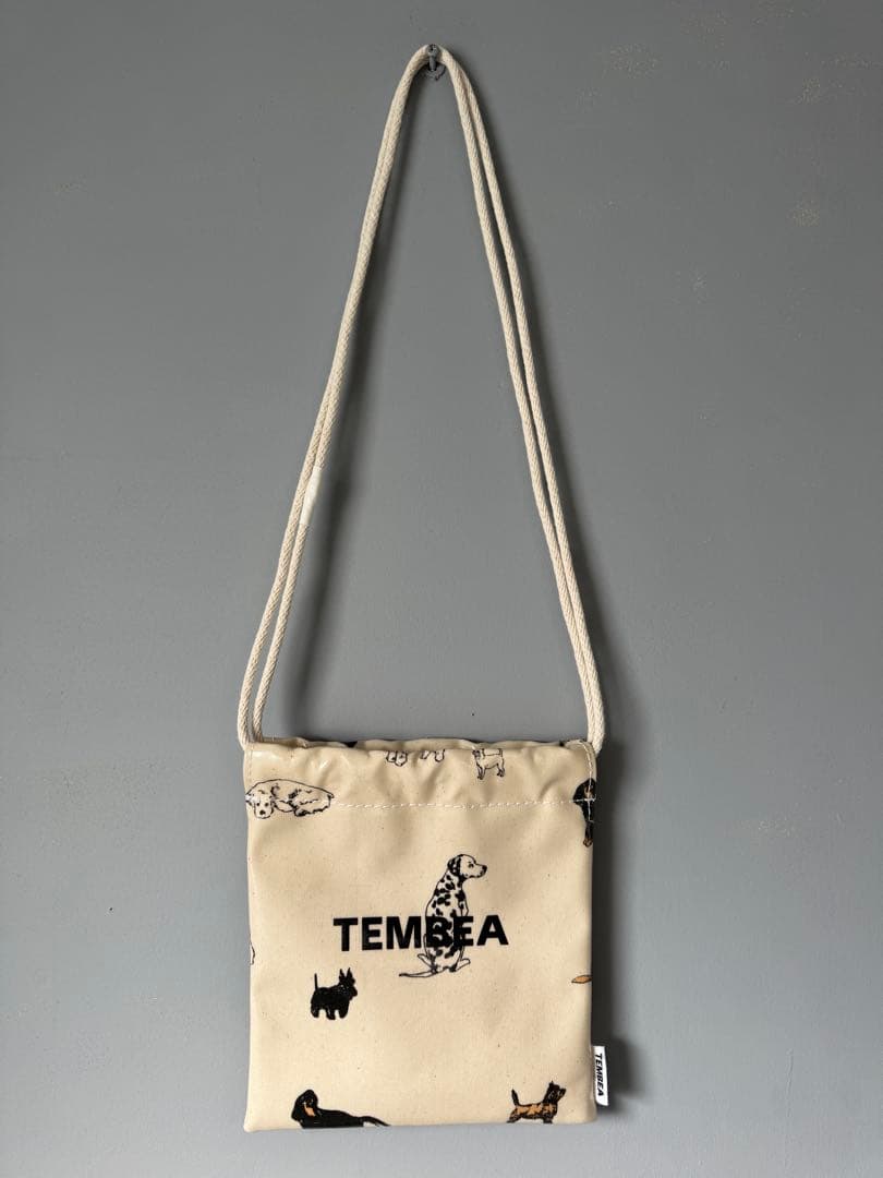 TEMBEA Dog柄 犬柄 巾着バッグ