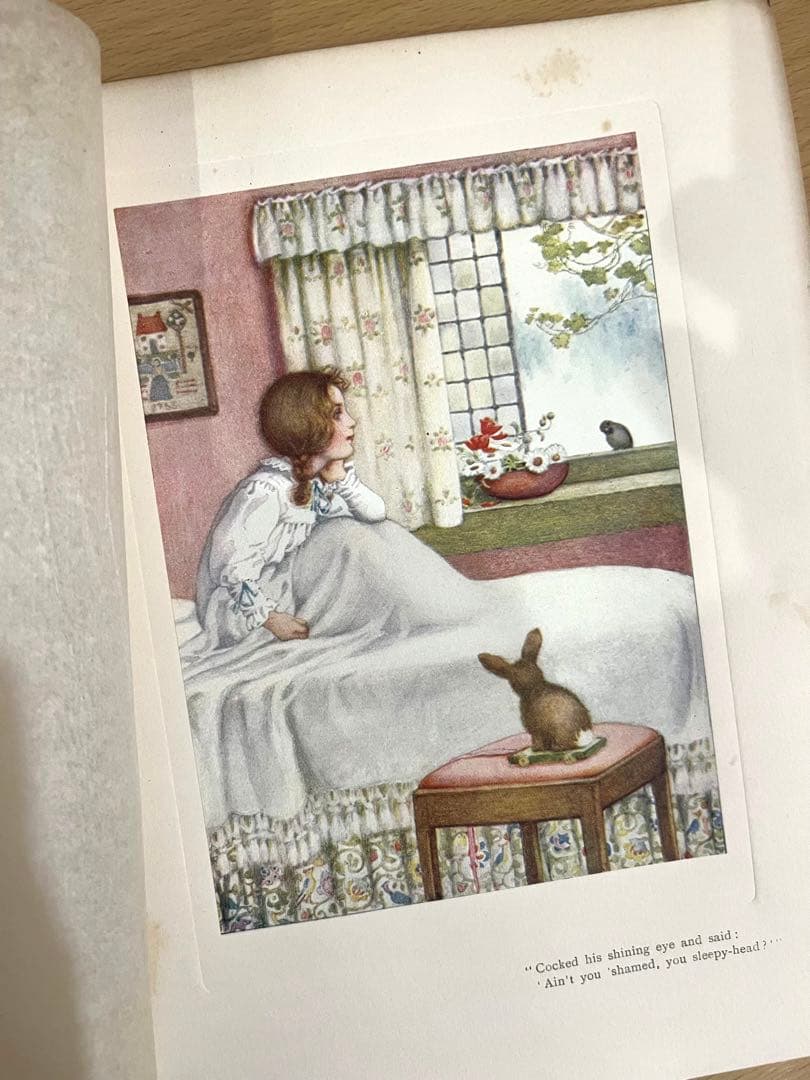 NO.81 希少 洋書 古書 絵本 子どもの詩の園 アンティーク ビンテージ