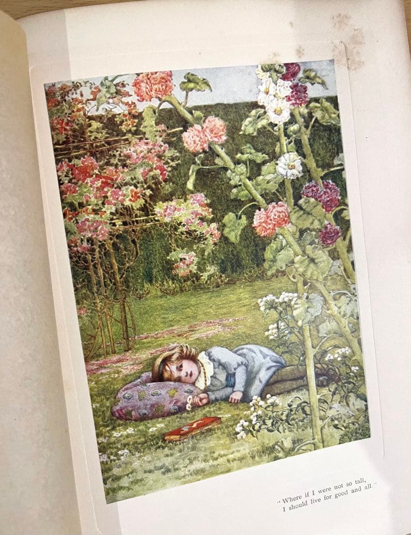 NO.81 希少 洋書 古書 絵本 子どもの詩の園 アンティーク ビンテージ