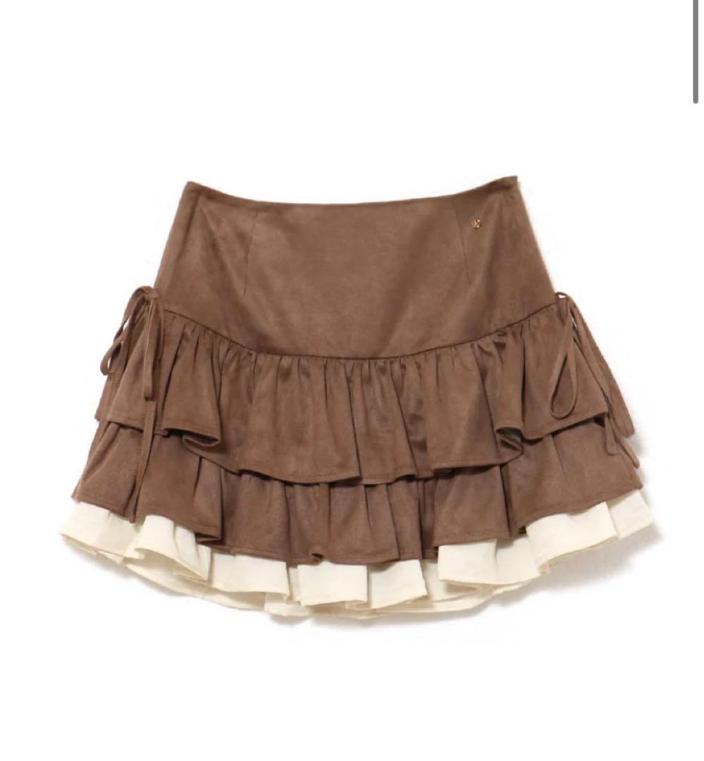 最安値【Sサイズ】andmary Mel gather skirt brown