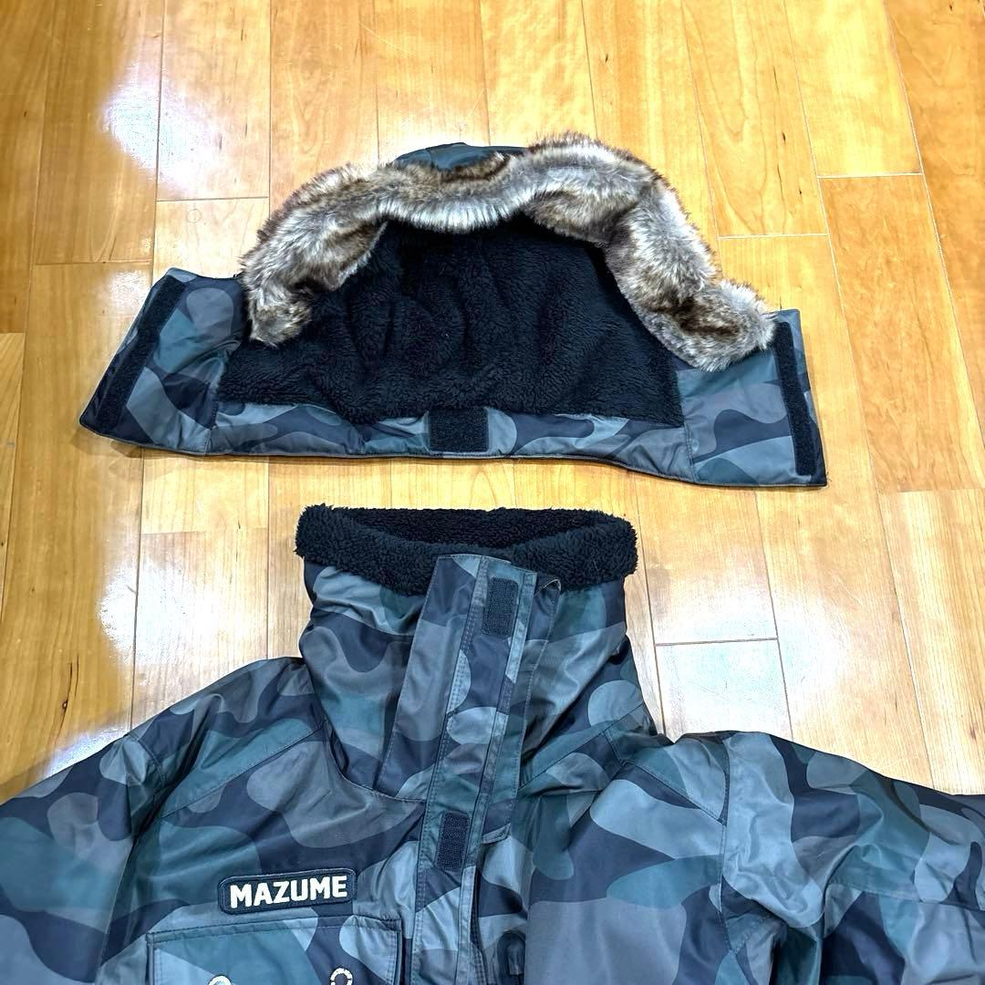 MAZUME 迷彩柄 フィッシングスーツ 上下セット