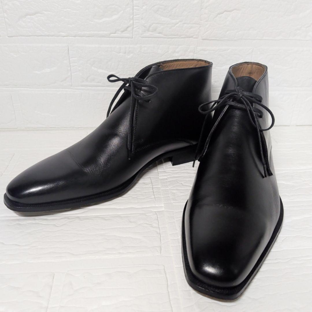 Giancani チャッカブーツ 黒 42