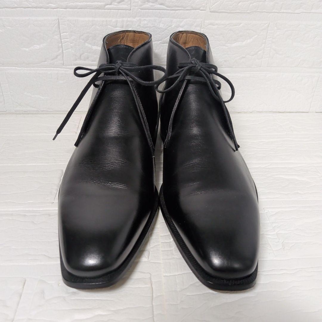 Giancani チャッカブーツ 黒 42