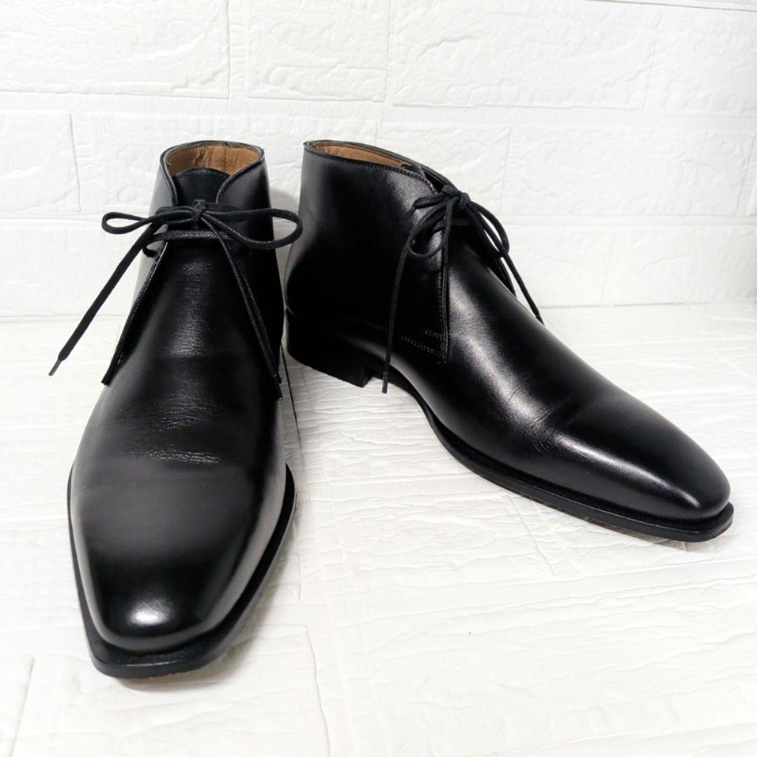 Giancani チャッカブーツ 黒 42