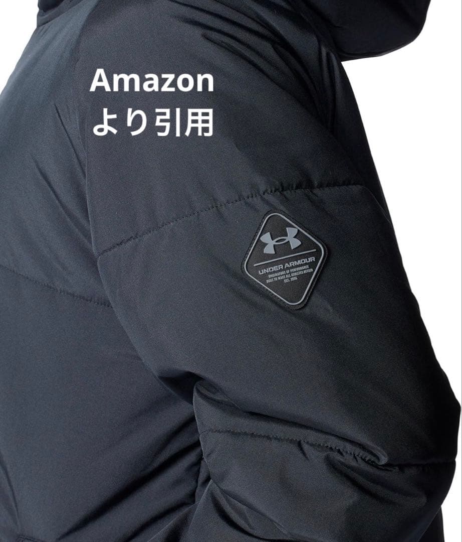 Under Armour フード付きロングコート M/M/M ネイビー