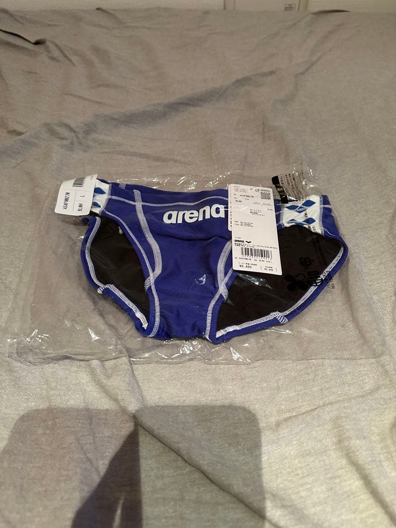 arena 競パン ブルー×ホワイト【希少】