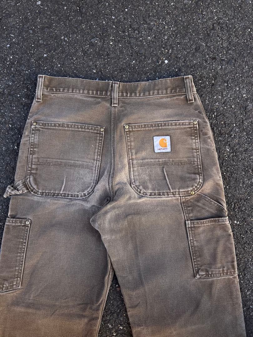 希少 90s カーハートダブルニーペインターパンツ USA製