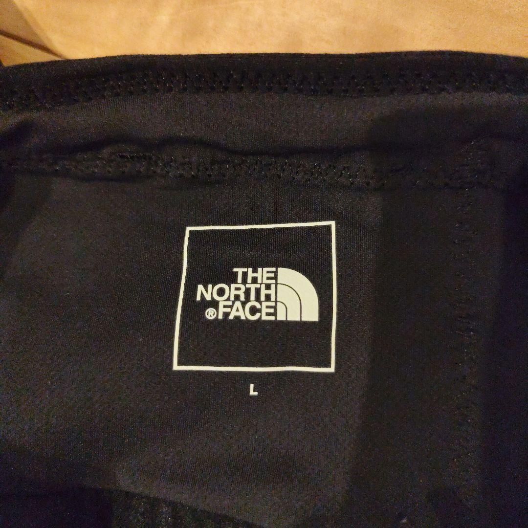 THE NORTH FACE ブラック ホワイトライトタイツ ＬNB82375