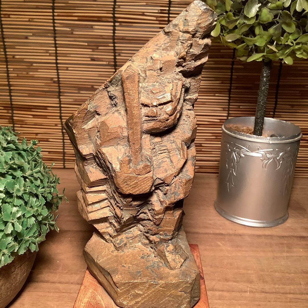 彫刻家「山崎寛作・不動明王」山崎寛彫刻素描展・不動尊ブロンズ像